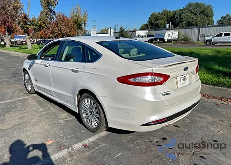 2014 Ford Fusion Titanium Phev из США, поврежденный, VIN 3FA6P0SU9ER228064